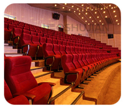접을 수 있는 2 Seater 영화관 홀은 정전기 방지 중간 경도를 착석시킵니다